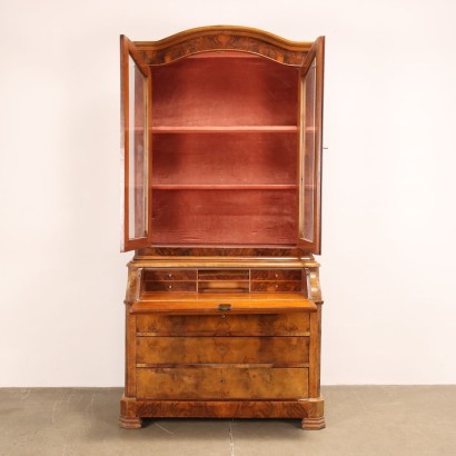 Bibliothéque avec Abattant Noyer France XIX Siècle