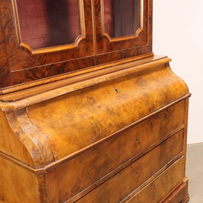 Bibliothéque avec Abattant Noyer France XIX Siècle