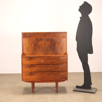 modernariato, modernariato di design, cassettiera, cassettiera modernariato, cassettiera di modernariato, cassettiera italiana, cassettiera vintage, cassettiera anni '60, cassettiera design anni 60,Cassettiera con Ribalta Anni 60