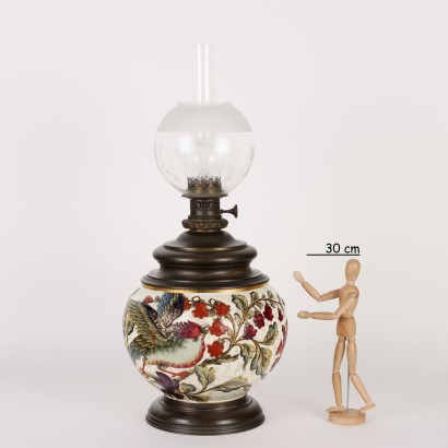 antiquariato, lampada da tavolo, antiquariato lampade da tavolo, lampada da tavolo antica, lampada da tavolo antica italiana, lampada da tavolo di antiquariato, lampada da tavolo neoclassico, lampada da tavolo del 800,Lampada ad Olio Sonnen Brenner R. Ditm