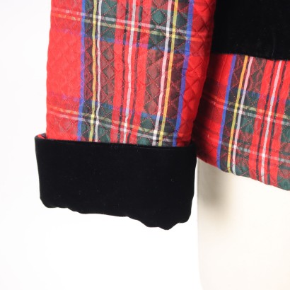 Giacca Vintage in Tartan Jacques Fath