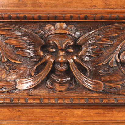 antiquariato, scrivania, antiquariato scrivanie, scrivania antica, scrivania antica italiana, scrivania di antiquariato, scrivania neoclassica, scrivania del 800,Scrivania a Giorno Neorinascimento