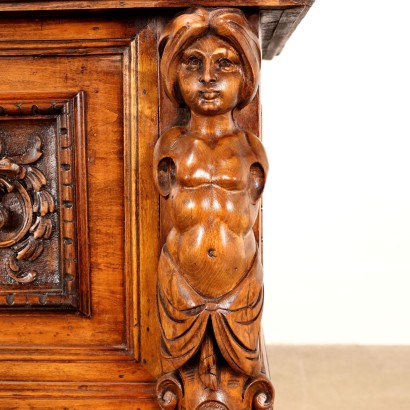 antiquariato, scrivania, antiquariato scrivanie, scrivania antica, scrivania antica italiana, scrivania di antiquariato, scrivania neoclassica, scrivania del 800,Scrivania a Giorno Neorinascimento
