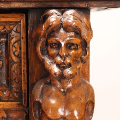 antiquariato, scrivania, antiquariato scrivanie, scrivania antica, scrivania antica italiana, scrivania di antiquariato, scrivania neoclassica, scrivania del 800,Scrivania a Giorno Neorinascimento