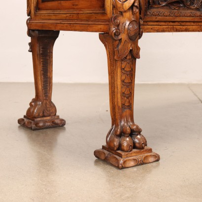 antiquariato, scrivania, antiquariato scrivanie, scrivania antica, scrivania antica italiana, scrivania di antiquariato, scrivania neoclassica, scrivania del 800,Scrivania a Giorno Neorinascimento