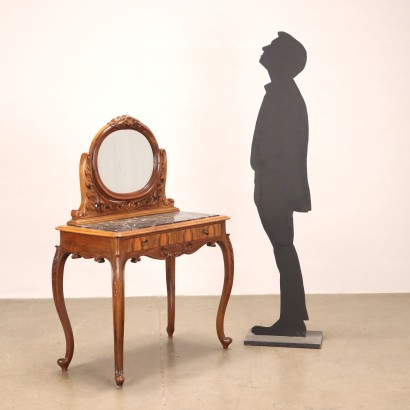 Chippendale Style Dressing Table Walnut Italy XX Century