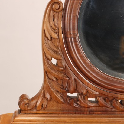 Chippendale Style Dressing Table Walnut Italy XX Century