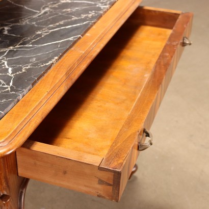 Chippendale Style Dressing Table Walnut Italy XX Century