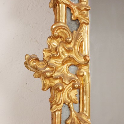 Miroir Baroque Bois Italie XVIII Siècle