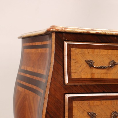 Baroque Style Chest of Drawes Oak Italy XX Century