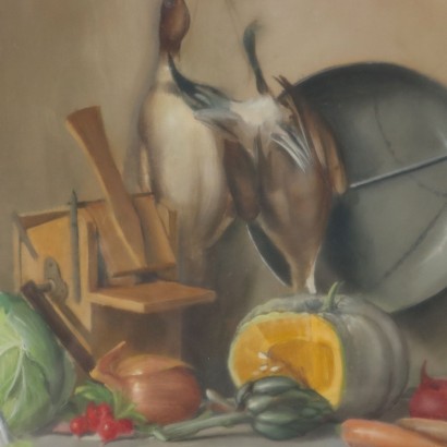 Natura morta con verdura e volatili di,Natura morta con verdure e volatili.,Adriano Gajoni,Adriano Gajoni,Adriano Gajoni