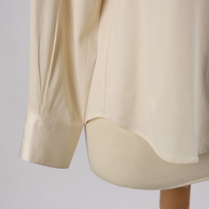 loro piana, seta loro piana, loro piana pura seta, blusa pura seta, blusa loro piana, loro piana secondhand, loro piana italy,Camicia in Pura Seta Loro Piana
