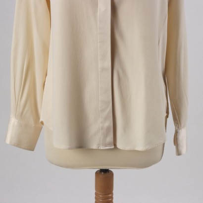 loro piana, seta loro piana, loro piana pura seta, blusa pura seta, blusa loro piana, loro piana secondhand, loro piana italy,Camicia in Pura Seta Loro Piana