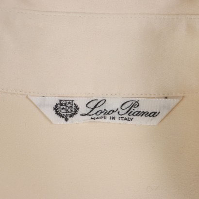 loro piana, seta loro piana, loro piana pura seta, blusa pura seta, blusa loro piana, loro piana secondhand, loro piana italy,Camicia in Pura Seta Loro Piana