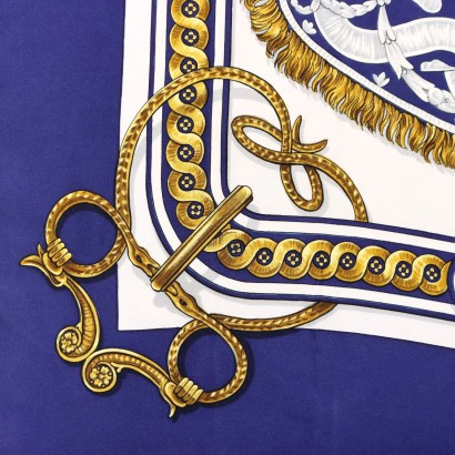 Foulard Hermès Vintage Soie France 1969