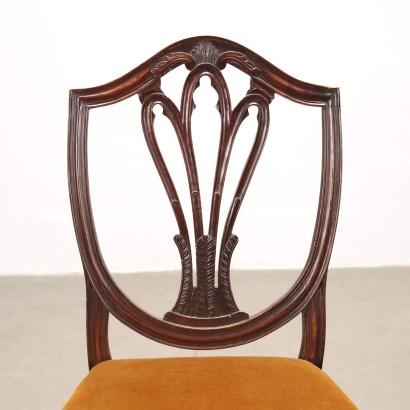 antiquariato, sedia, antiquariato sedie, sedia antica, sedia antica italiana, sedia di antiquariato, sedia neoclassica, sedia del 800,Gruppo di Sedie in Stile Hepplewhite