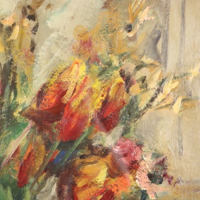 C. Monti Öl auf Leinwand Italien 1947