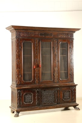 Bottega del 900, Neo-Renaissance, Neo-Renaissance, 900 Bibliothek Bücherregal, Bücherschrank, 900