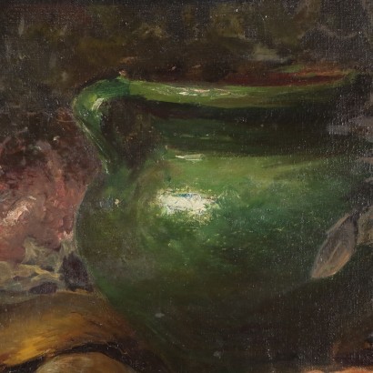 R. Pellegrini Oil on Canvas Italy 1903