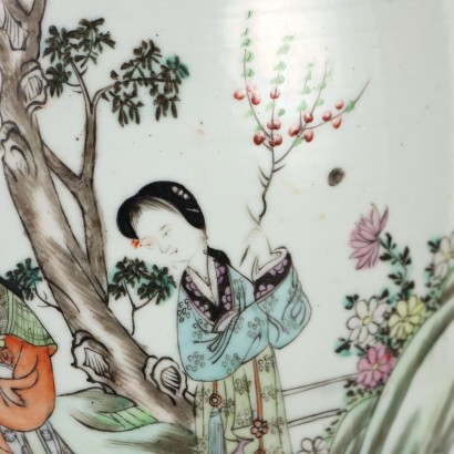 Balustervase Keramik China XX Jhd