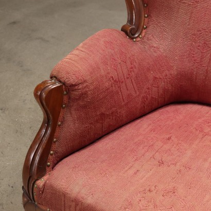 modernariato, modernariato di design, divano, divano modernariato, divano di modernariato, divano italiano, divano vintage, divano anni '60, divano design anni 60,Divano Luigi Filippo