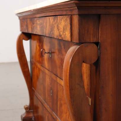 antigüedad, cómoda, cómoda antigua, cómoda antigua, cómoda italiana antigua, cómoda antigua, cómoda neoclásica, cómoda del siglo XIX, cómoda, cómoda antigua, cómoda antigua de cajoneras, cajonera italiana antigua, cajonera antigua, cajonera neoclásica, cajonera siglo XIX, Pareja de cajoneras Lombardi Restauración