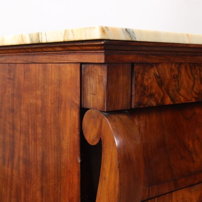 antigüedad, cómoda, cómoda antigua, cómoda antigua, cómoda italiana antigua, cómoda antigua, cómoda neoclásica, cómoda del siglo XIX, cómoda, cómoda antigua, cómoda antigua de cajoneras, cajonera italiana antigua, cajonera antigua, cajonera neoclásica, cajonera siglo XIX, Pareja de cajoneras Lombardi Restauración