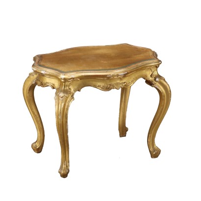 Rococ Style Coffee Table Wood Italy XIX Century