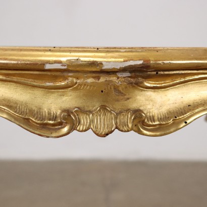 Rococ Style Coffee Table Wood Italy XIX Century