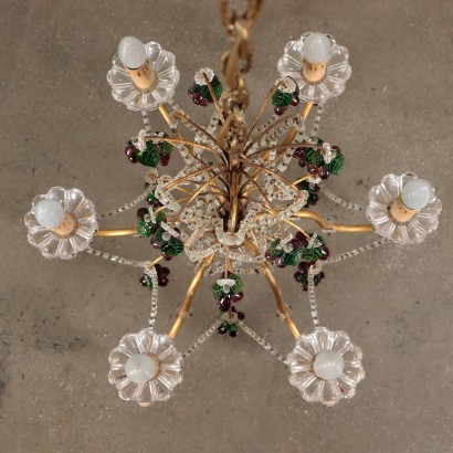 antiquariato, lampadario, antiquariato lampadari, lampadario antico, lampadario antico italiano, lampadario di antiquariato, lampadario neoclassico, lampadario del 800,Lampadario in Stile con Grappoli