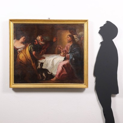 Cuadro de una Escena Evangélica, La cena en Emuas