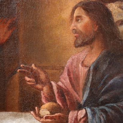 Cuadro de una Escena Evangélica, La cena en Emuas