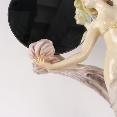 Sculpture Art Nouveau Céramique Italie XX Siècle
