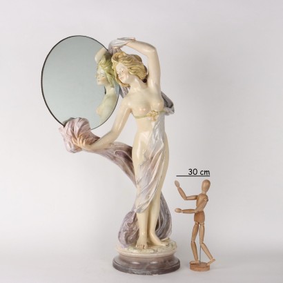 Sculpture Art Nouveau Céramique Italie XX Siècle