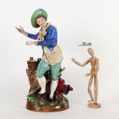 Petite Statue Porcelaine France XIX-XX Siècle