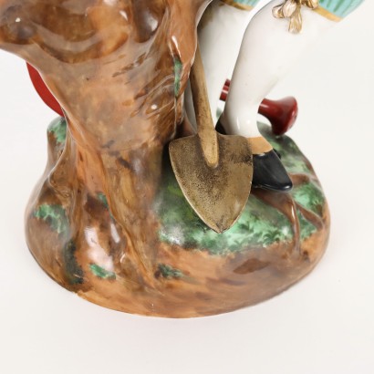 Petite Statue Porcelaine France XIX-XX Siècle