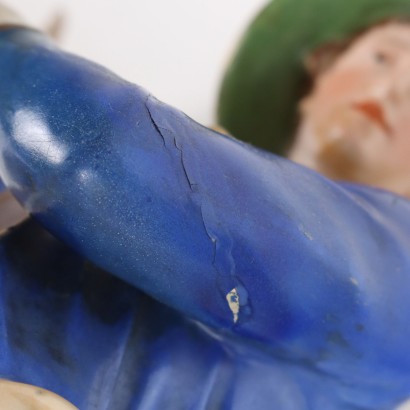 Petite Statue Porcelaine France XIX-XX Siècle