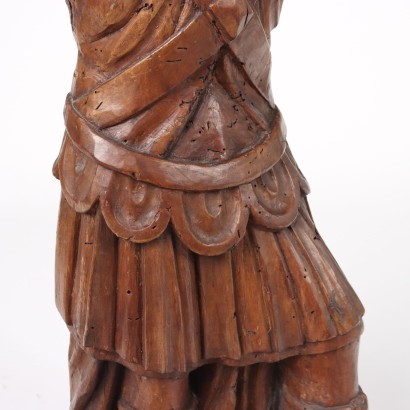 Soldato Romano Scultura Lignea