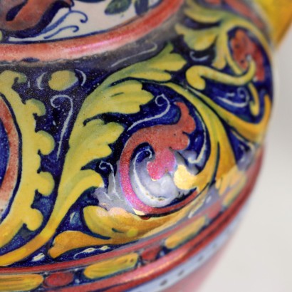 Pair of Vases Cooperativa Ceramisti G.Tadino Ceramic Italy XX Century