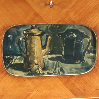Buffet Placage de Chêne Italie Années 1950-1960