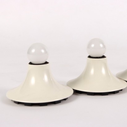 Artemide Teti Lamps Plastic Italy 1970s