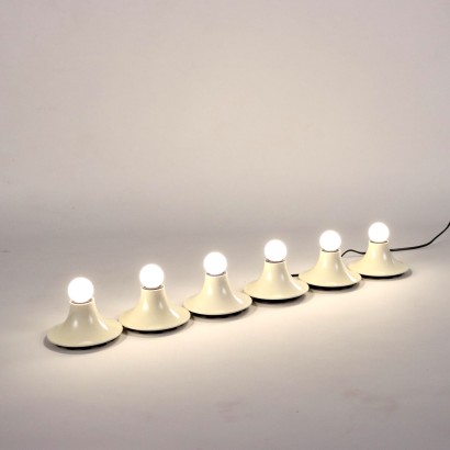 Artemide Teti Lamps Plastic Italy 1970s