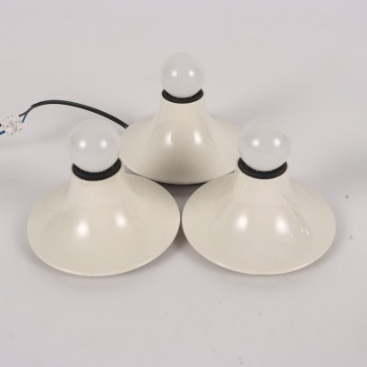 Artemide Teti Groupe de Lampes Plastique Italie Années 1970