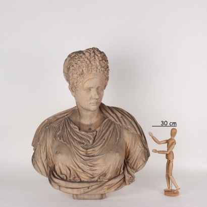 arte, arte italiano, pintura italiana antigua, Busto femenino de terracota