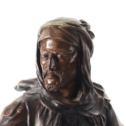 Bedouin on Horseback Bronze France XX Century
