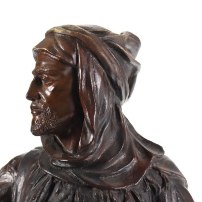 Bedouin on Horseback Bronze France XX Century