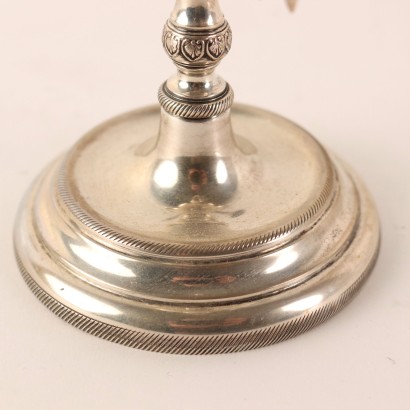Lampe à Huile Argent Italie XIX Siècle
