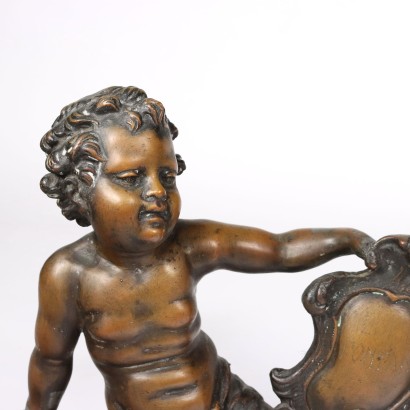 Pareja de Morillos de Bronce