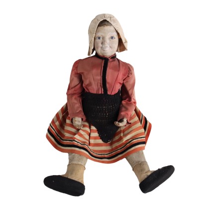 Poupée Papier Mâché Italie XX Siècle
