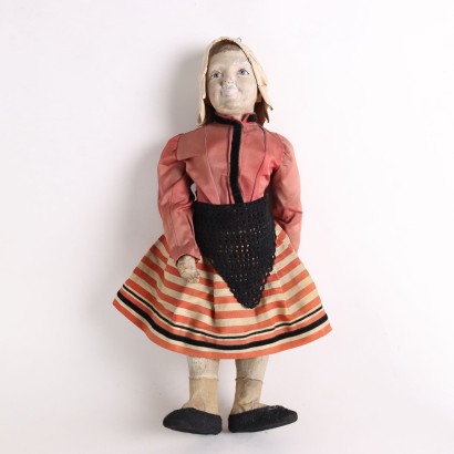 Poupée Papier Mâché Italie XX Siècle